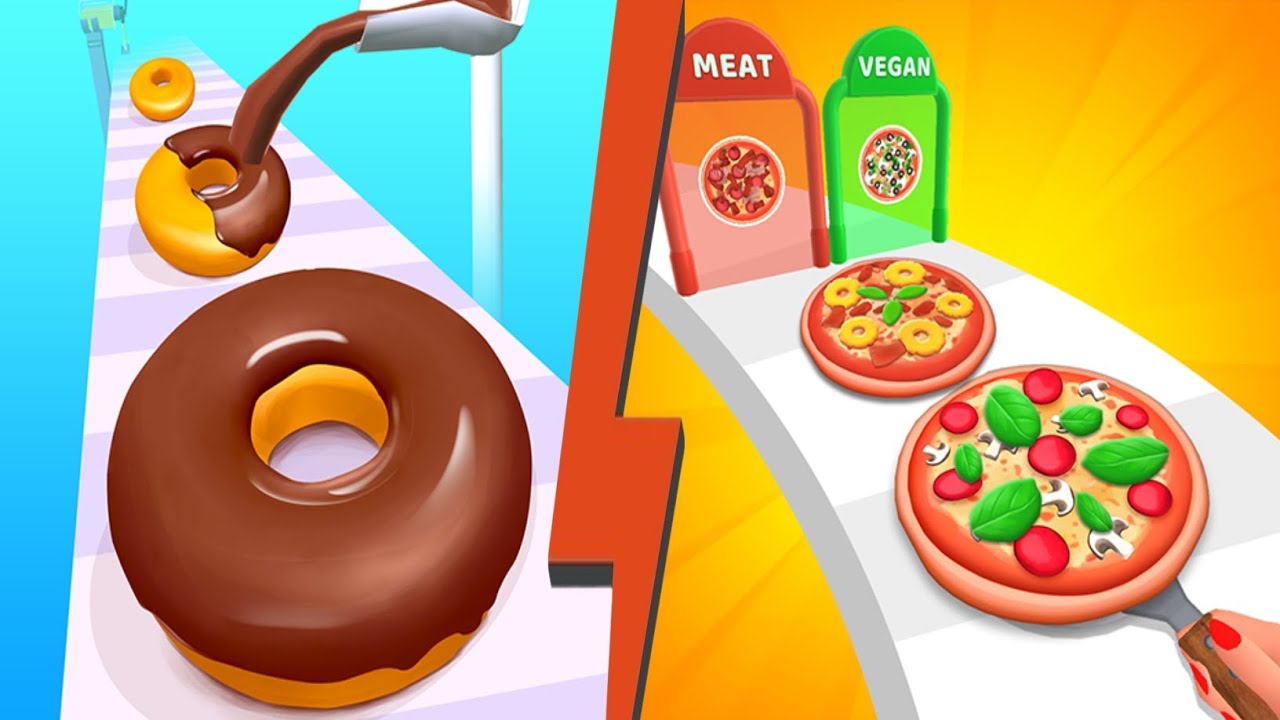 #viral I want pizza Vs Donuts stack,New update washington dc youtube iOS android I phone game play 