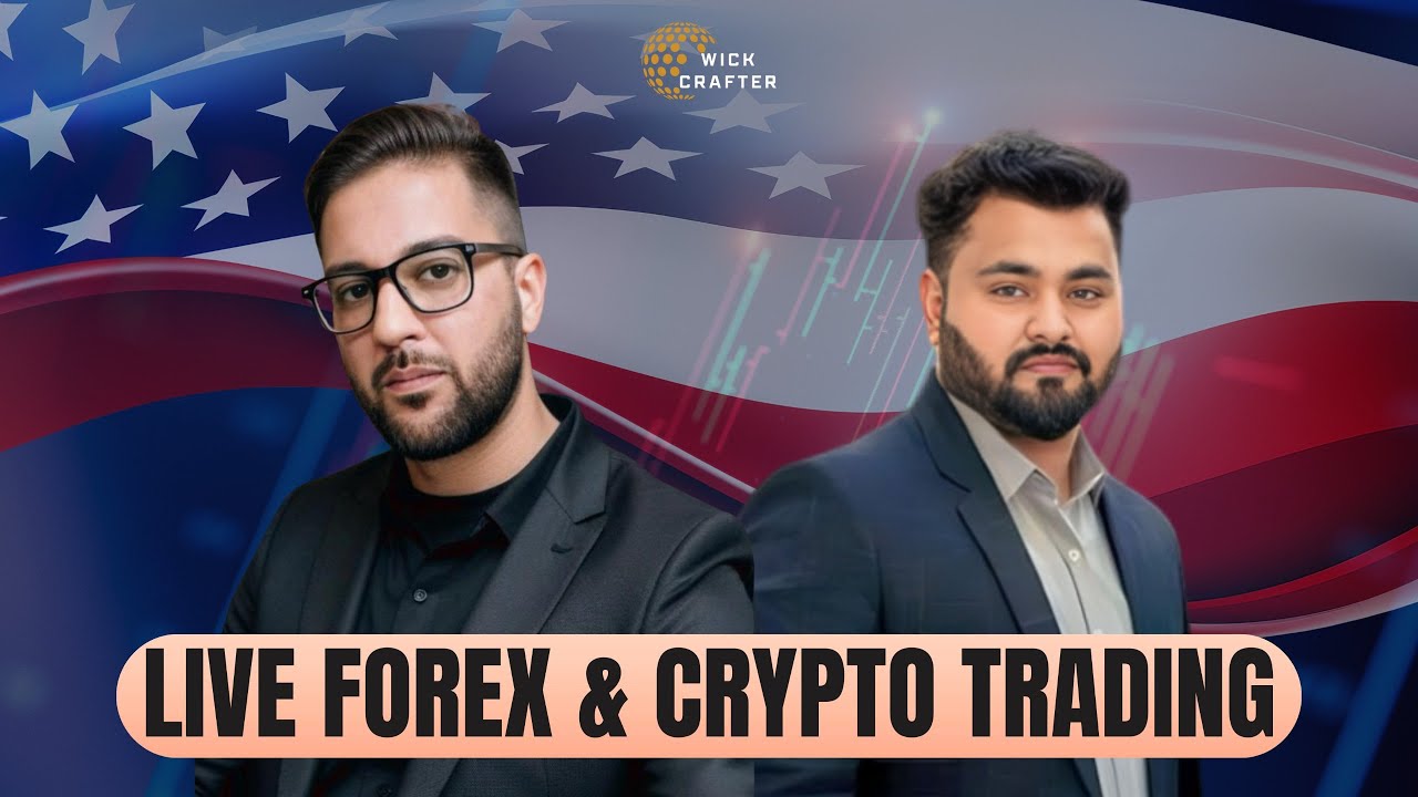 LIVE Gold And BTC Trading # 433| Price Action & Structure | Wick Crafter
