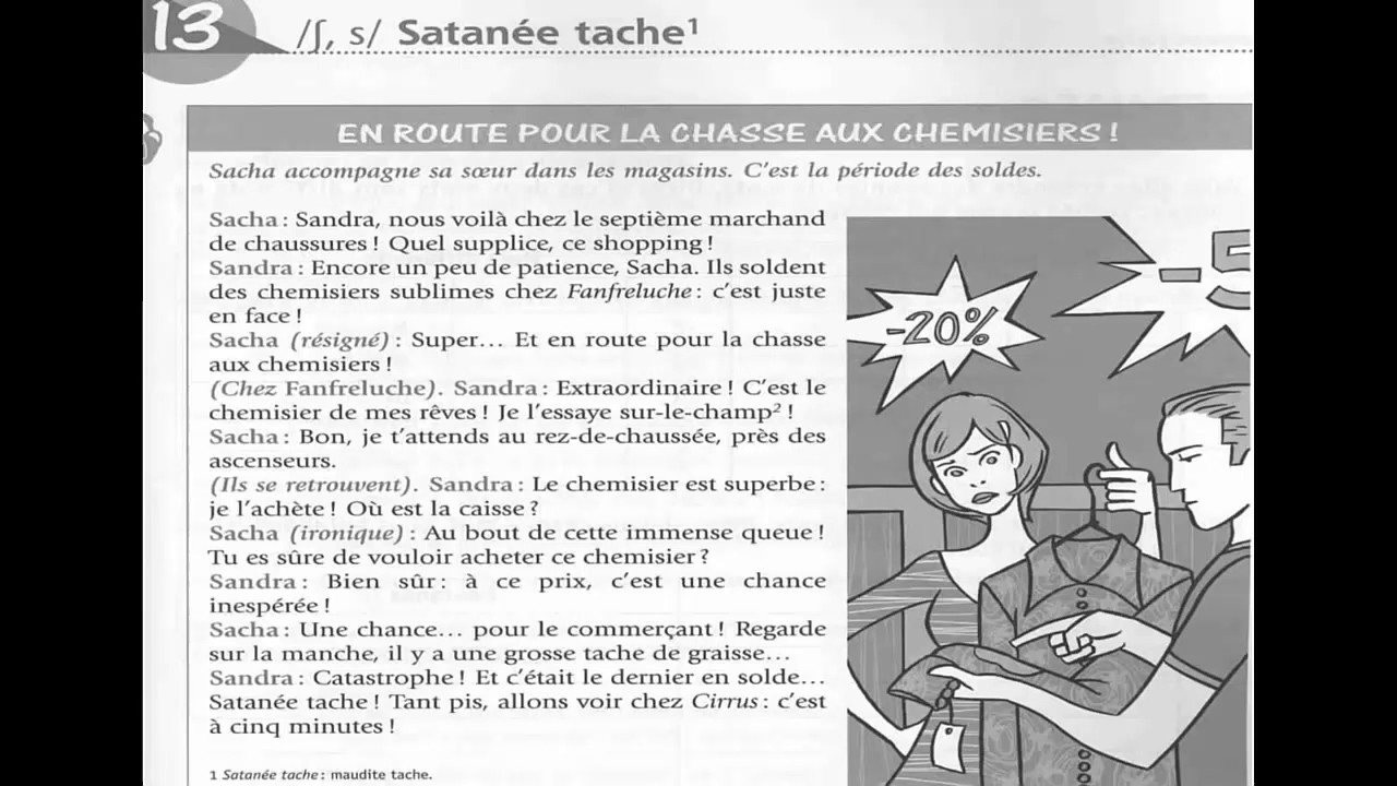 Dialogue in French No. 183 Let's go blouse hunting!