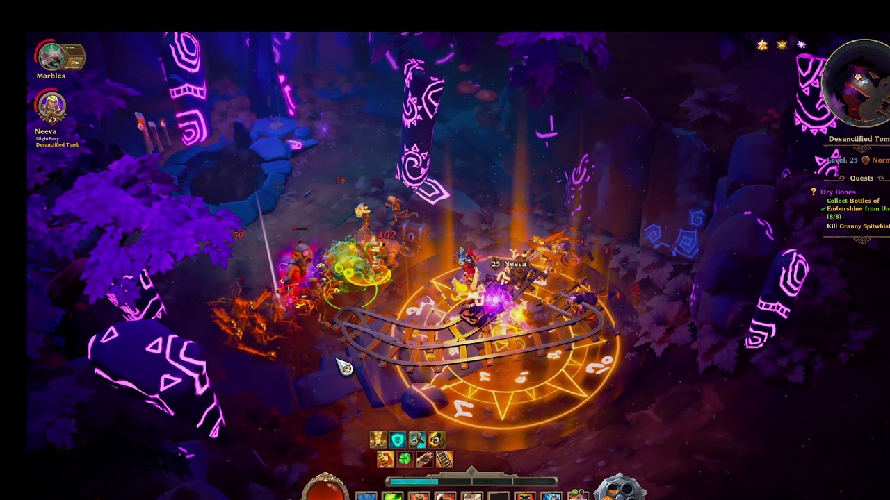 Torchlight 3 - Granny Spitwhistle and Master Marrow, Scorcher of Bones