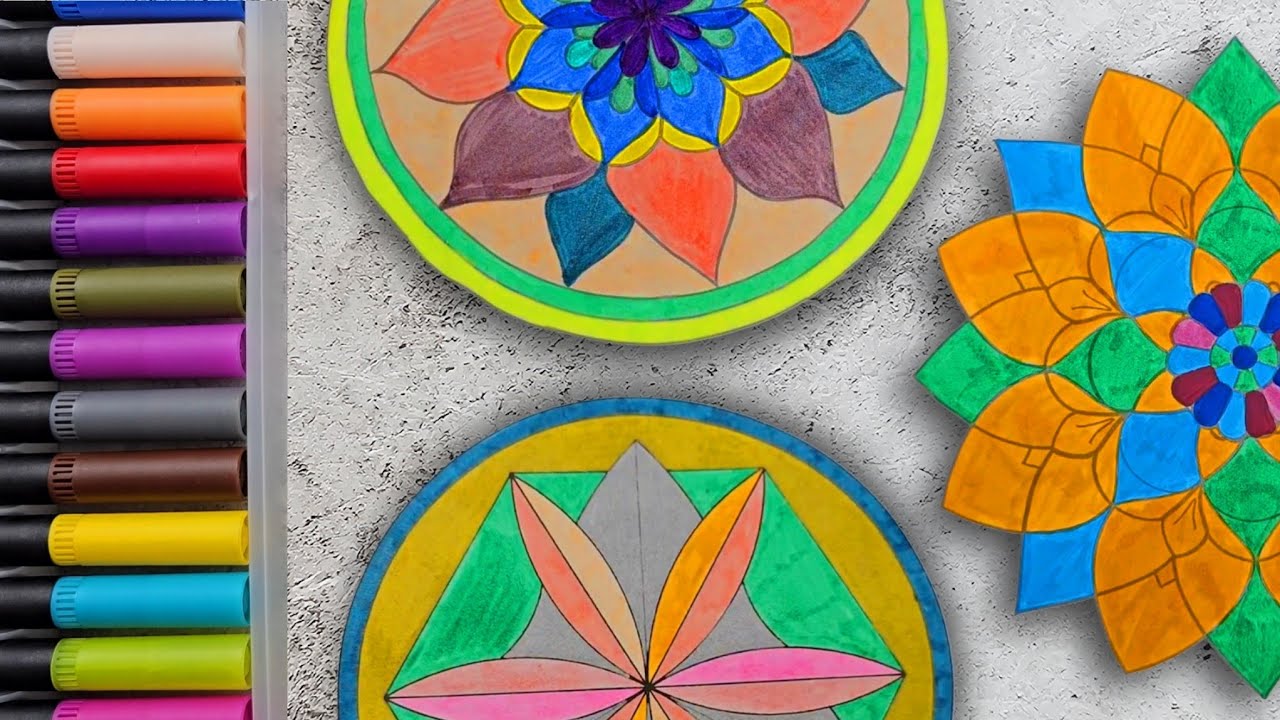 🌿 Triple Mandala Harmony – Calming ASMR Meditation