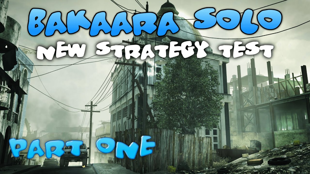 MW3 Survival - Bakaara Solo (New Strategy Test) Part One