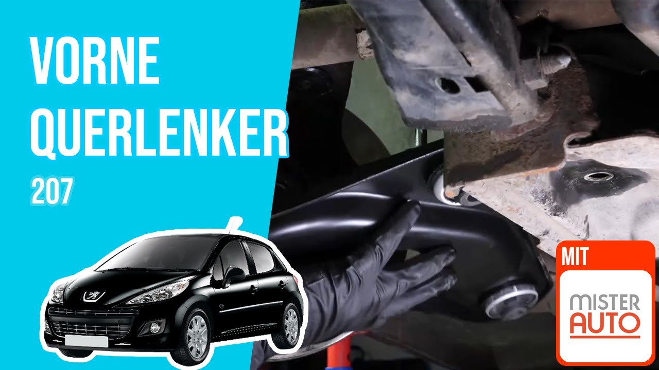 Wie Peugeot 207 Dreieckslenker wechseln 🚗