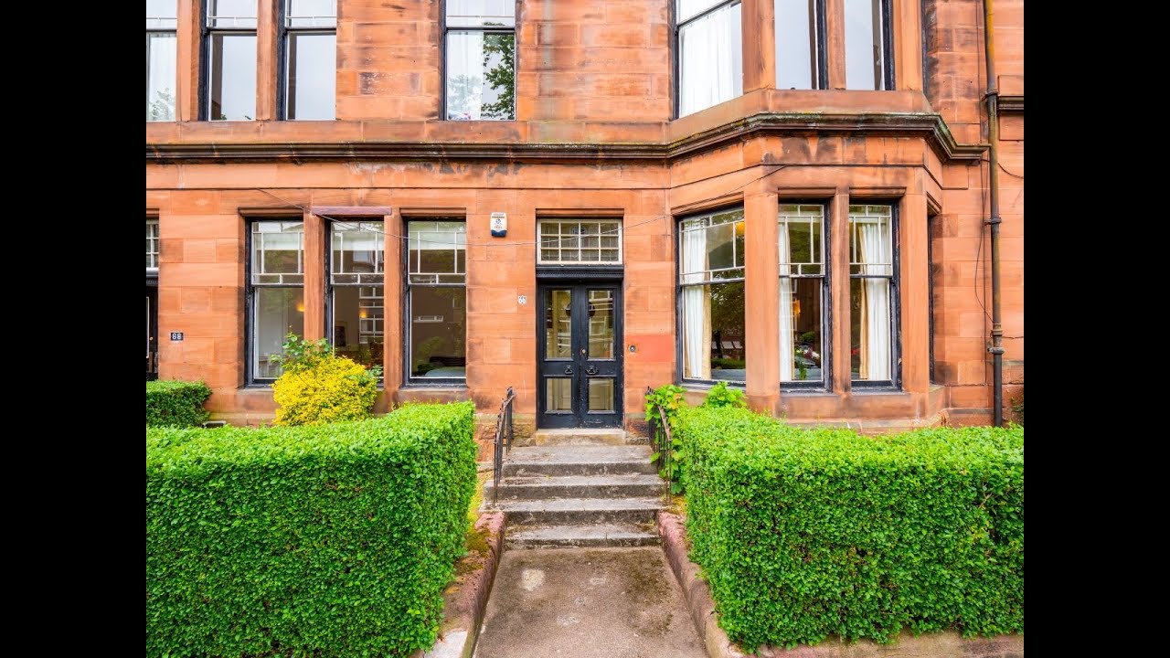 Main Door, 66 Lauderdale Gardens, Hyndland, Glasgow, G12 9QW