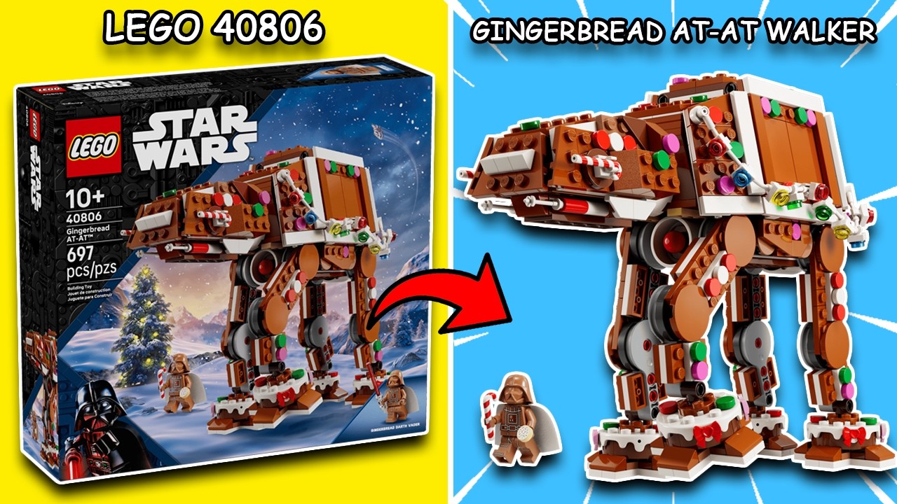 LEGO Instructions: 40806 Gingerbread AT-AT Walker | LEGO Star Wars Sets