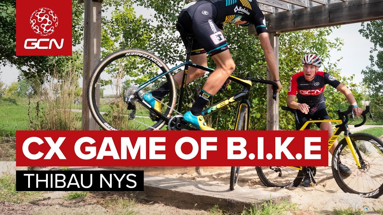 Cyclo-cross Game Of B.I.K.E With Thibau Nys | Who Has The Best CX Bike Handling Skills?