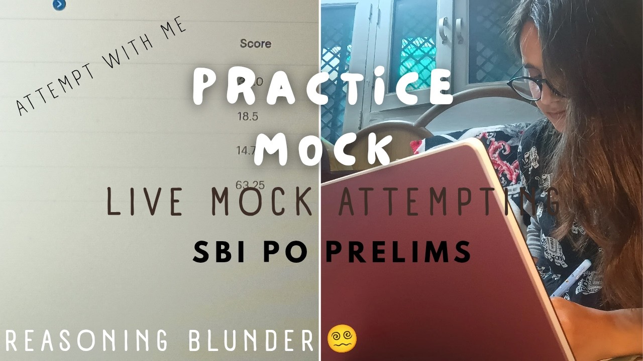 || PracticeMock live mock attempting || SBI PO PRELIMS ||