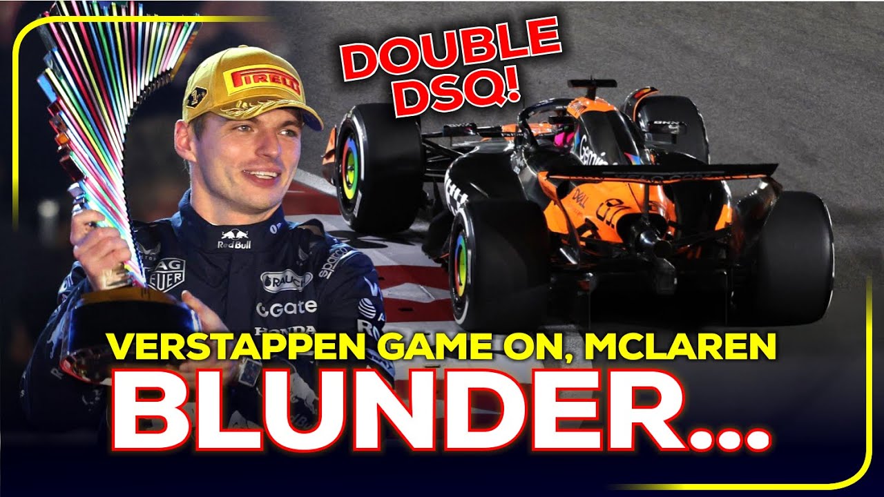 MCLAREN DOUBLE DISKUALIFIKASI - Verstappen Kembali Cium Gelar Kelima? Ulasan GP Las Vegas '25