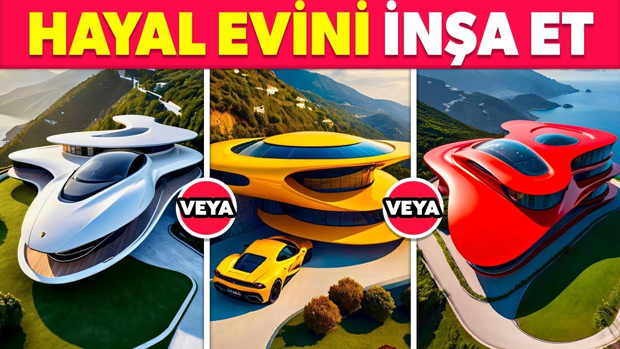 Hayalindeki Evi İnşa Et 🌈🏠💭Hangisini Tercih Edersin