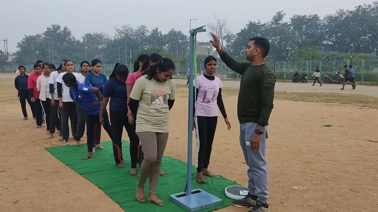 बिहार पुलिस बैच स्टार्ट Height और weight measurement