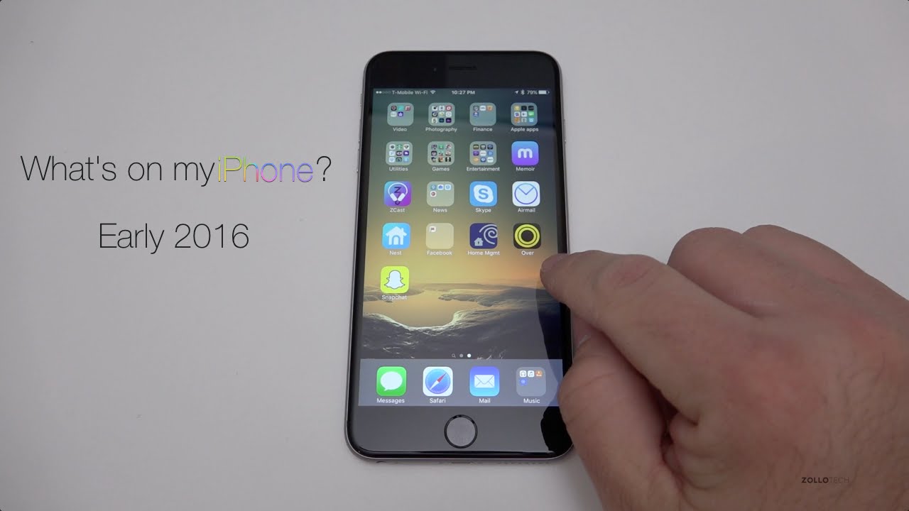What's on my iPhone ? - Early 2016