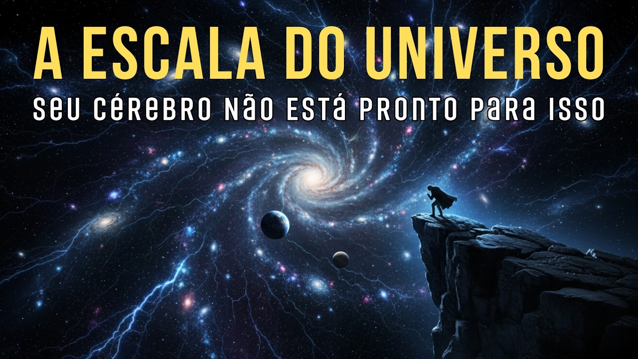 A Escala do Universo: da Terra à Borda da Realidade. Sua Mente Não Está Pronta