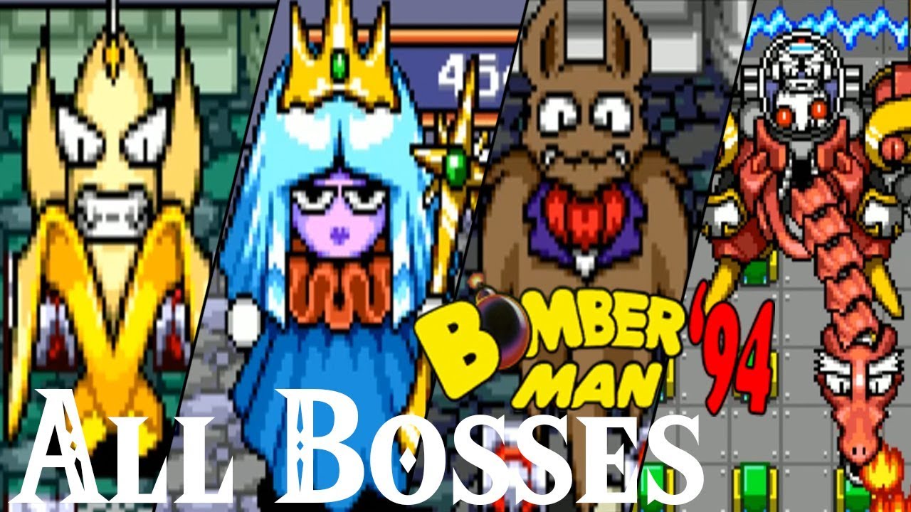 Bomberman 94 (PC-Engine) // All Bosses