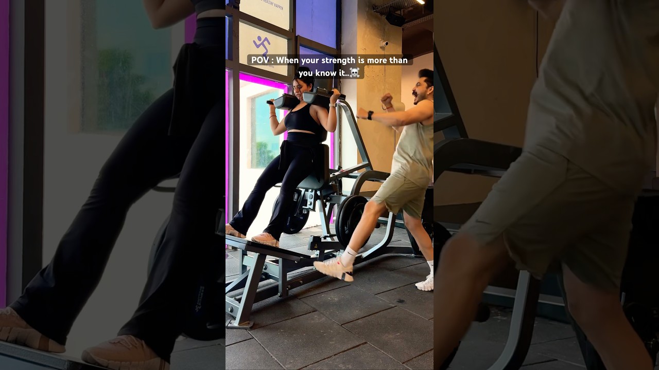 It&rsquo;s all about mindset☠️ #gym #fitness #couple #funny #gymgirl #comedy #workout #trending #ytshorts