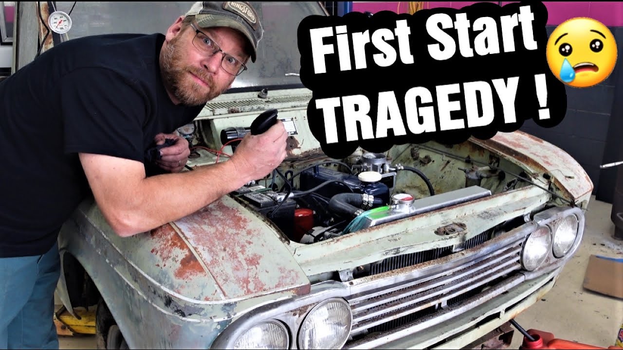 #12 Datsun 520 Первый запуск после ремонта Трагический конец