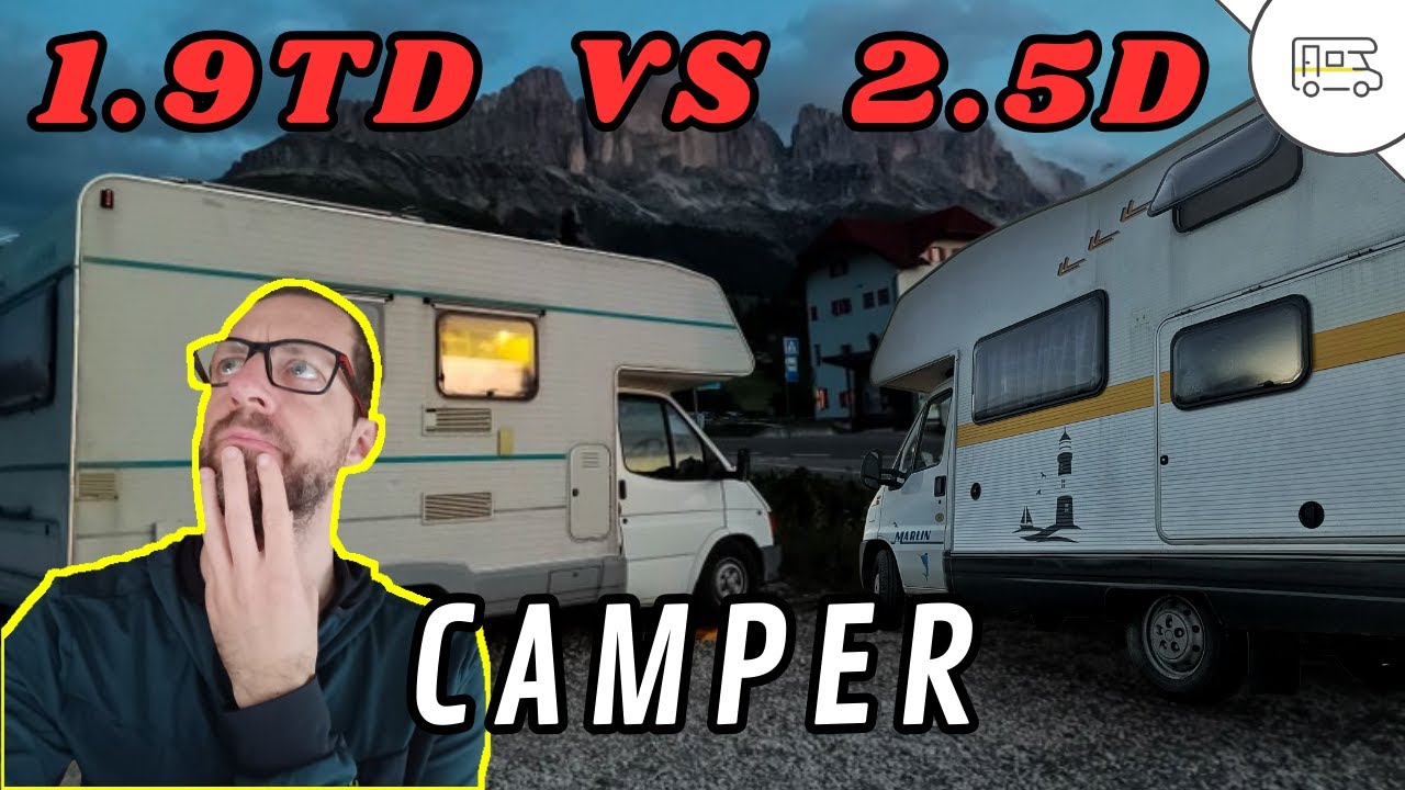 1.9TD o 2.5D aspirato - motore camper vintage a confronto