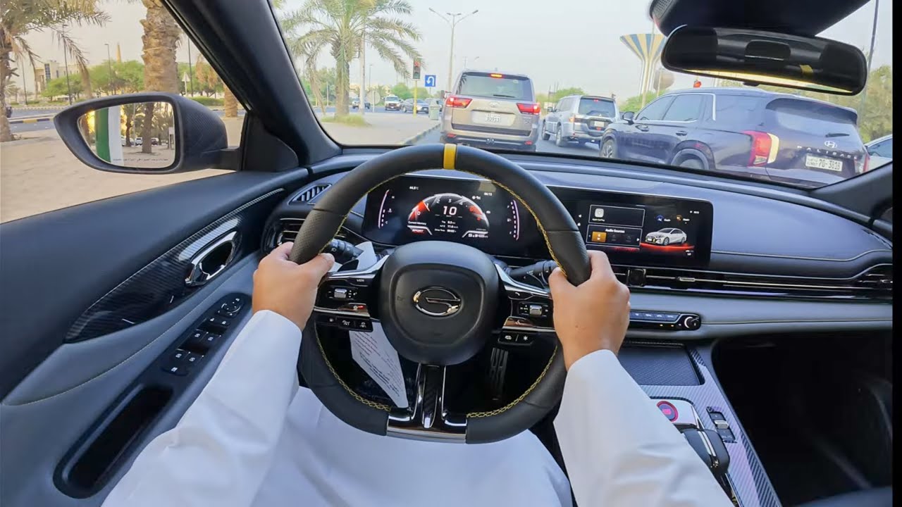 2025 جي اي سي امباو تجربة قيادة من منظور السائق وصوت محيطي POV | رياضية بسعر معقول