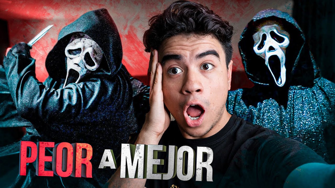 GHOSTFACE del PEOR al MEJOR |SCREAM (1996 - 2023)🔪👻
