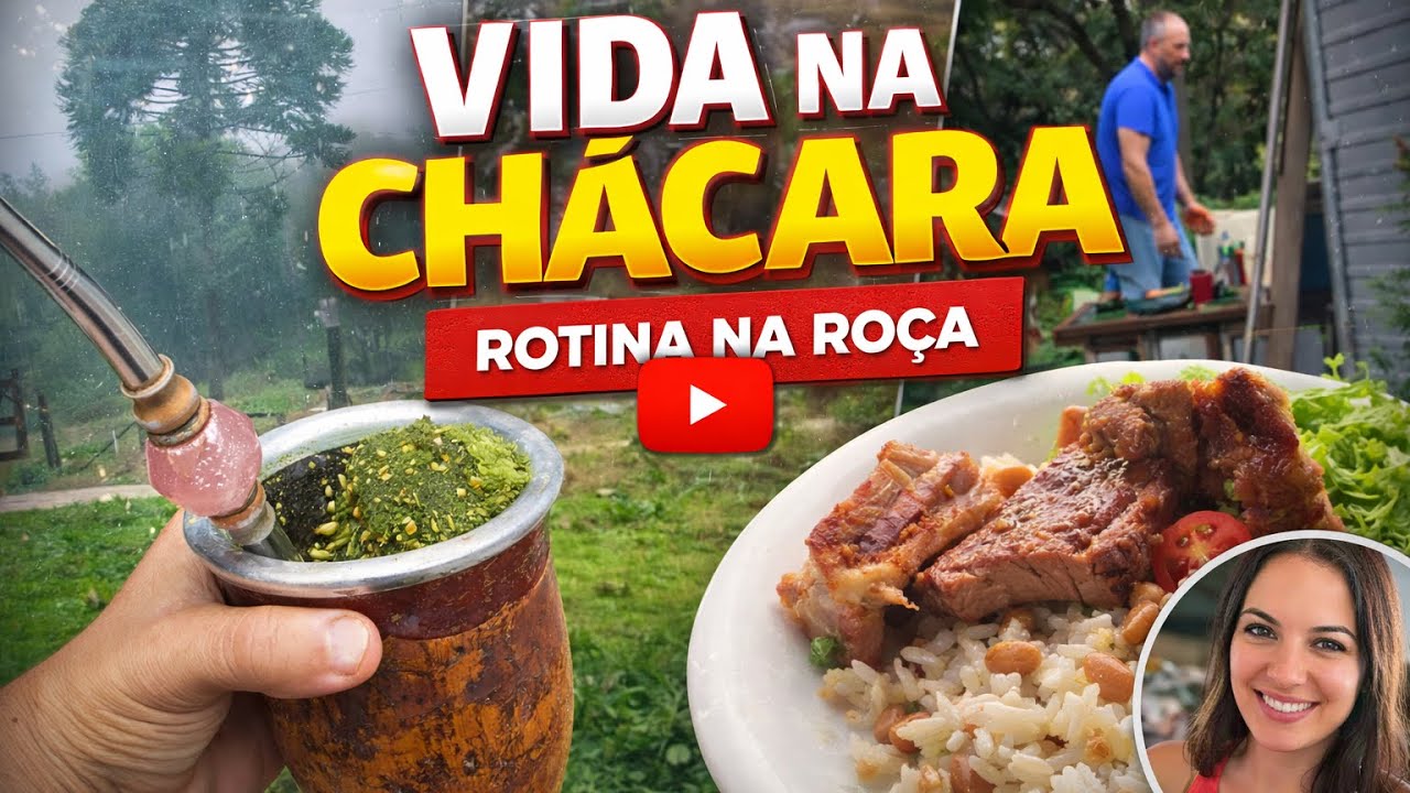 Um Dia chuvoso e Relachante no  Sitio