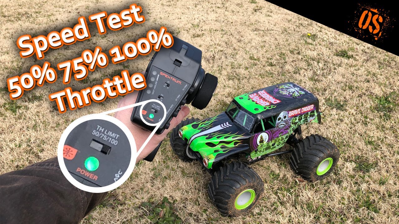 Losi LMT Speed and Throttle Limit Switch Test