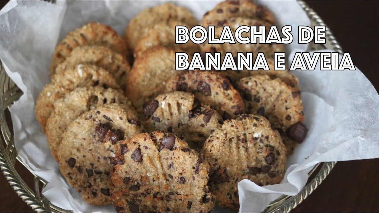 Bolachas saudáveis com 2 ingredientes – bolachas sem glúten, sem açúcar e aptas a crianças