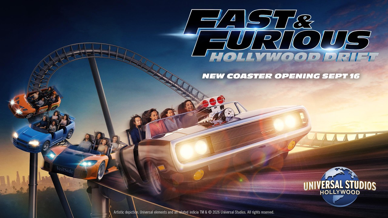 Fast & Furious: Hollywood Drift открывается 16 сентября в Universal Studios Hollywood