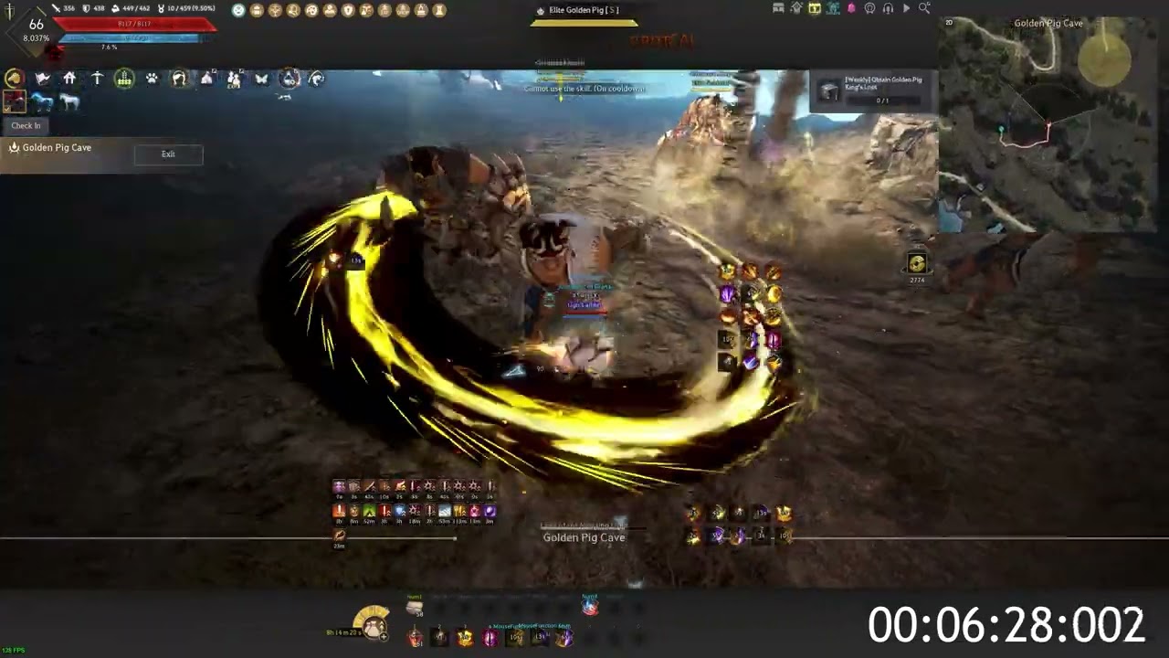 Golden Pig Cave  - Succession Hashashin / Yellow LS / 15:49 + 3:01
