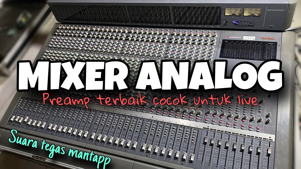 Dijual mixer analog 32 chanel original build up | langka jarang ada yang punya