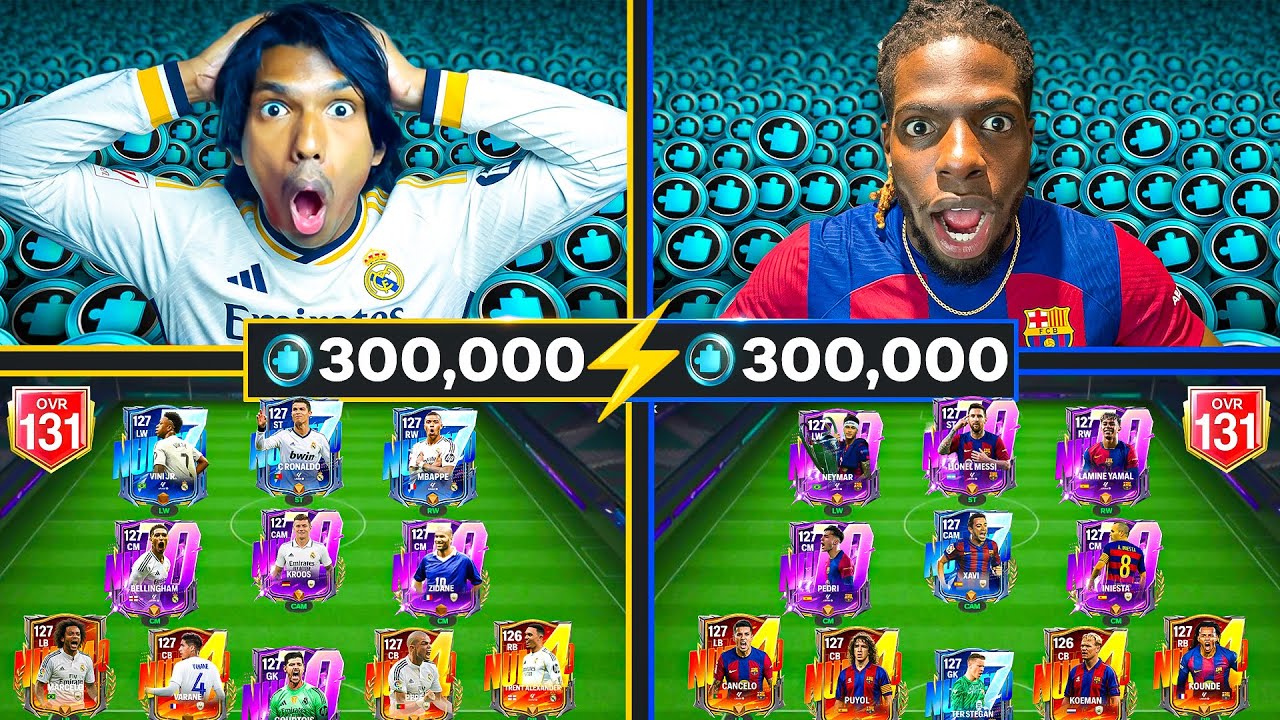 250 000 против 250 000 осколков: Битва составов &laquo;Реал Мадрид&raquo; против &laquo;Барселоны&raquo;! - FC MOBILE