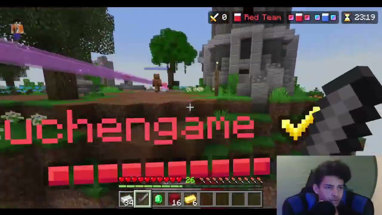 Мне удалось победить в Minecraft Bed Wars, детка!
