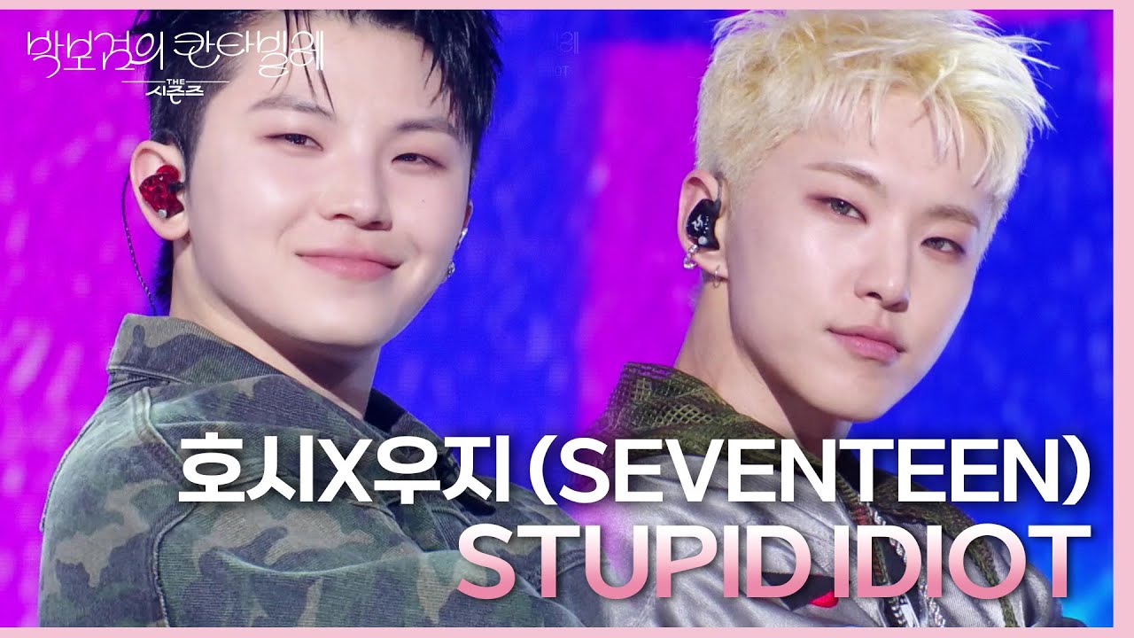 호시X우지 (SEVENTEEN) - STUPID IDIOT [더 시즌즈-박보검의 칸타빌레] | KBS 250314 방송