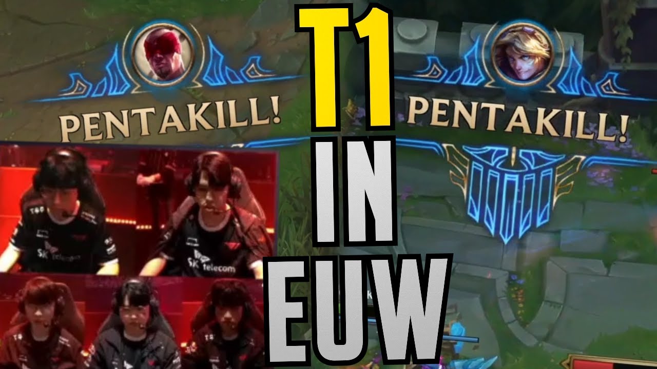 T1 Tearing EUW SoloQ - Zeus | Oner | Faker | Gumayusi | Keria