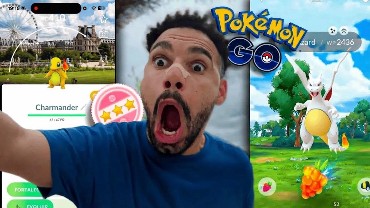 Ich habe das seltenste schillernde Charizard in Pokémon GO gefangen!