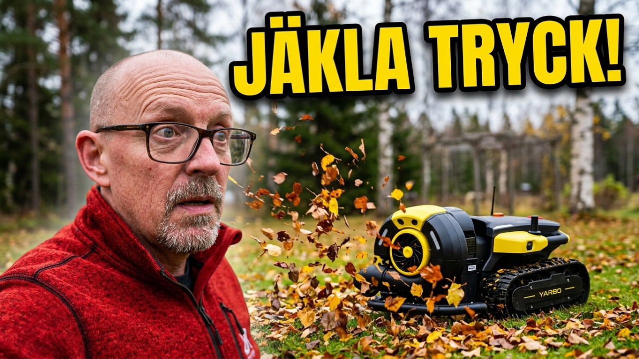 Yarbo visar musklerna: lövblås, snöslunga och klippare i ett