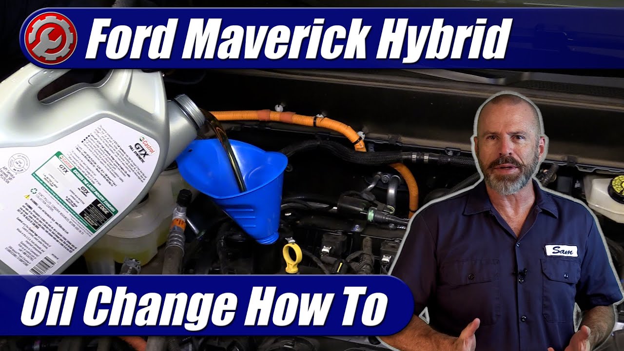 Замена масла в гибридном Ford Maverick 2.5L 2022–2024 годов: как сделать это самостоятельно