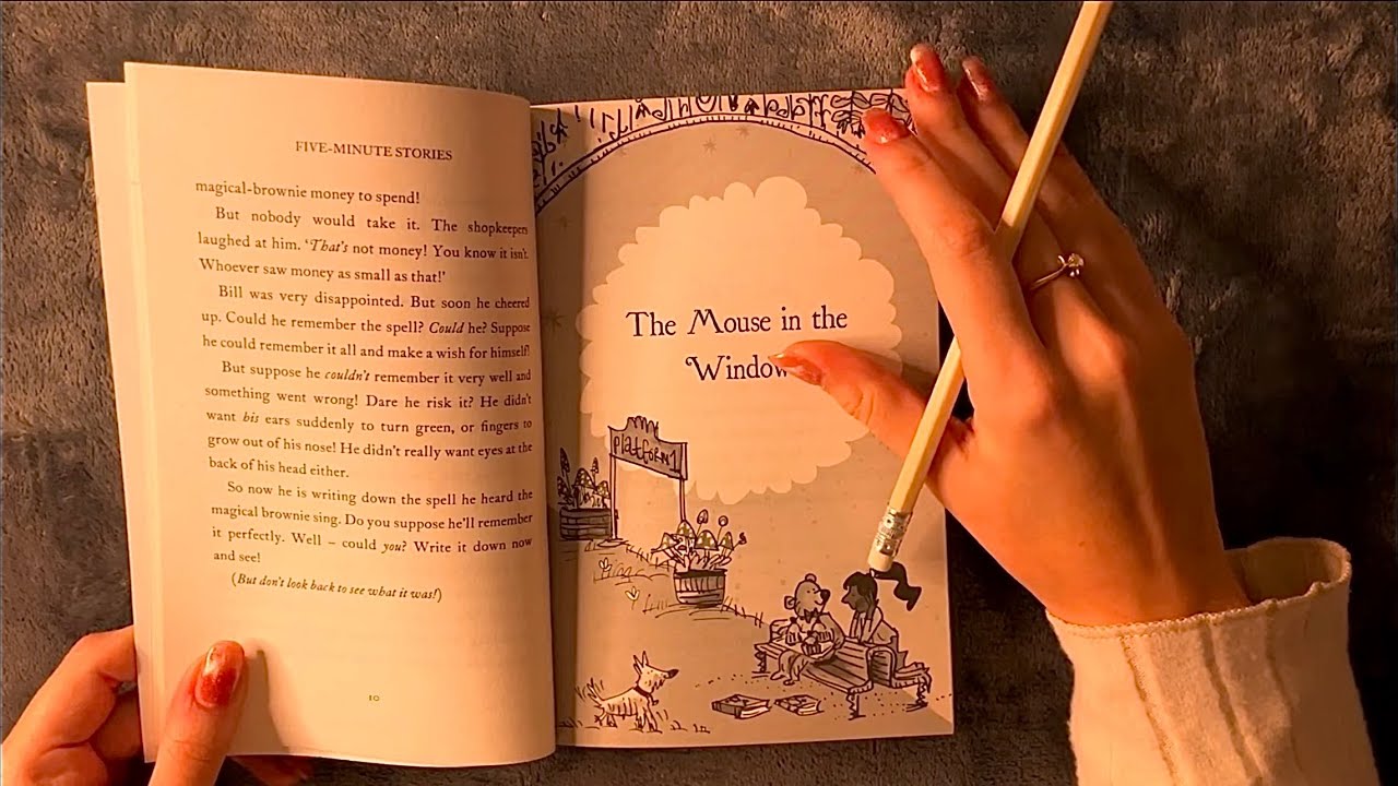 😴 ASMR - 📖 Reading you short children&rsquo;s Stories to SLEEP - Close Clicky Whispers