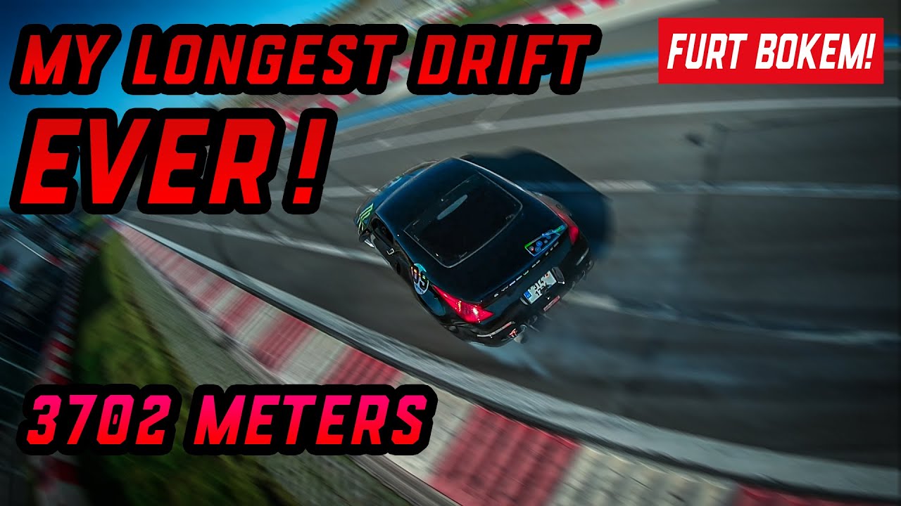 My Longest Drift 3702 meters in Nissan 350Z #furtbokem