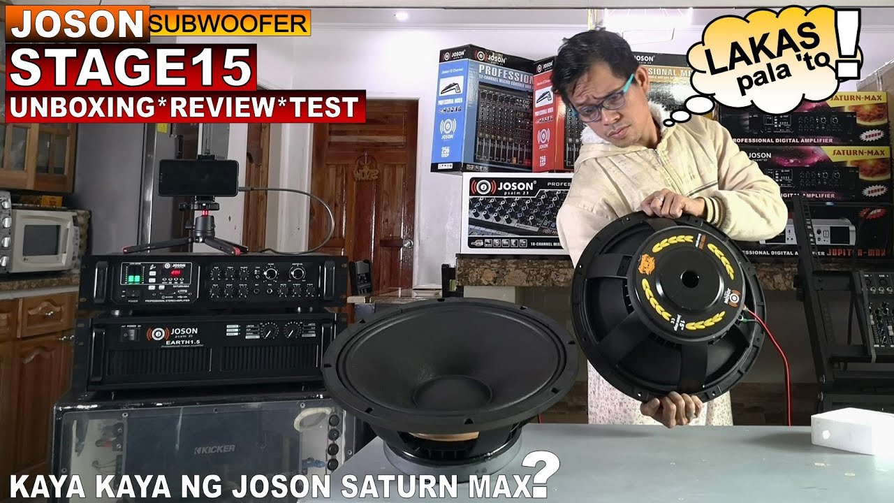 UNBOXING Joson STAGE 15 Subwoofer Speaker - LAKAS din Pala nito! 😱 + Review & Sound Test | Aleks On