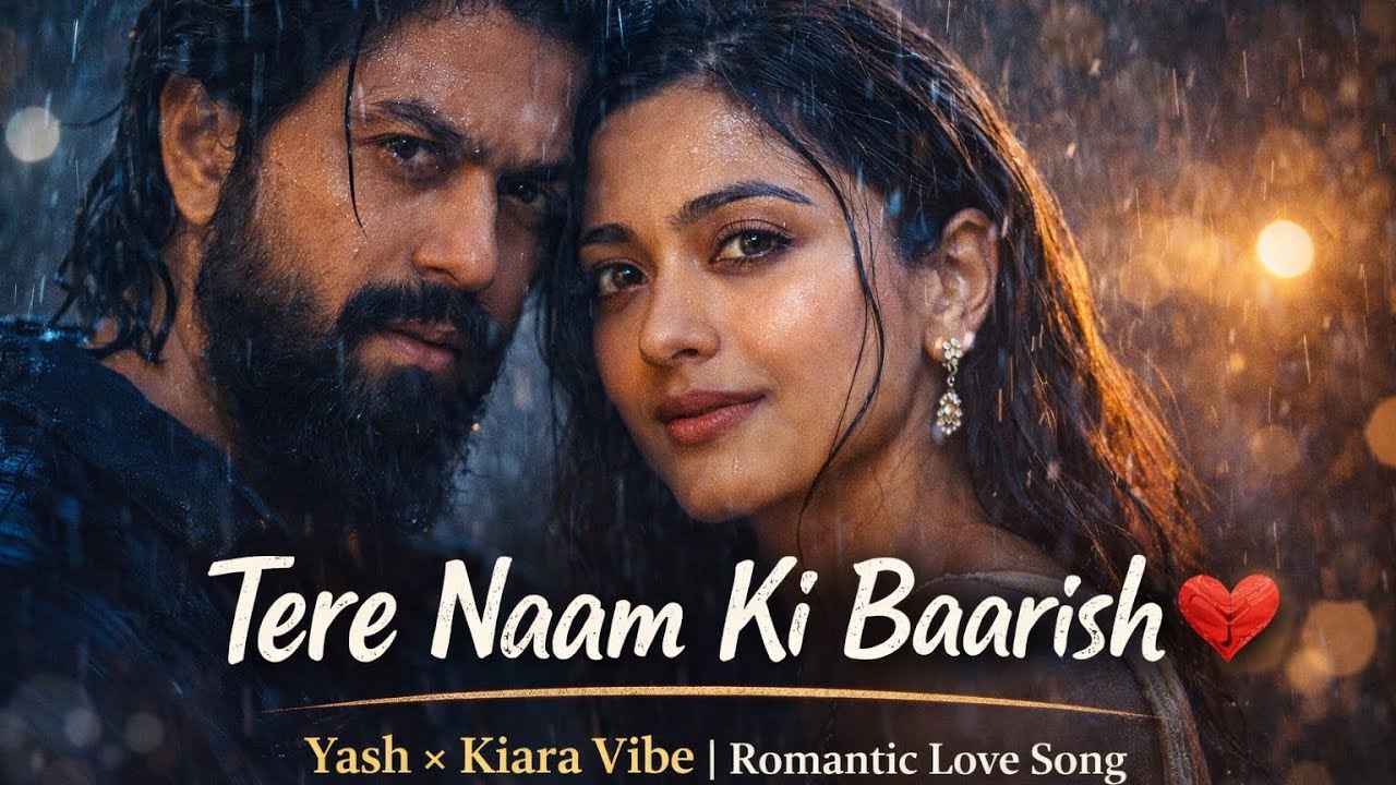 Tere Naam Ki Baarish ❤️ | Yash & Kiara Inspired Vibe | Romantic Love Song 2026 | Guru Melody AI
