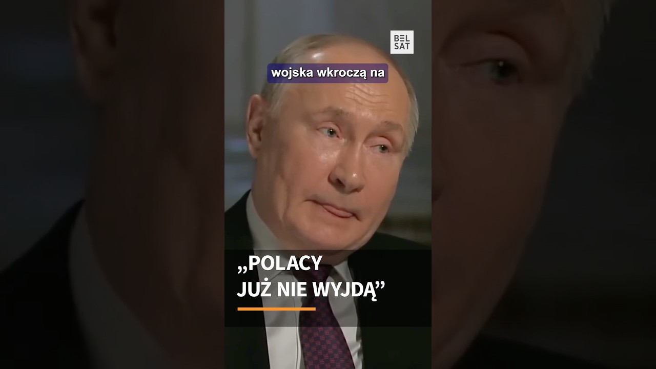 Putin oskarżał Polskę o plany wobec Ukrainy