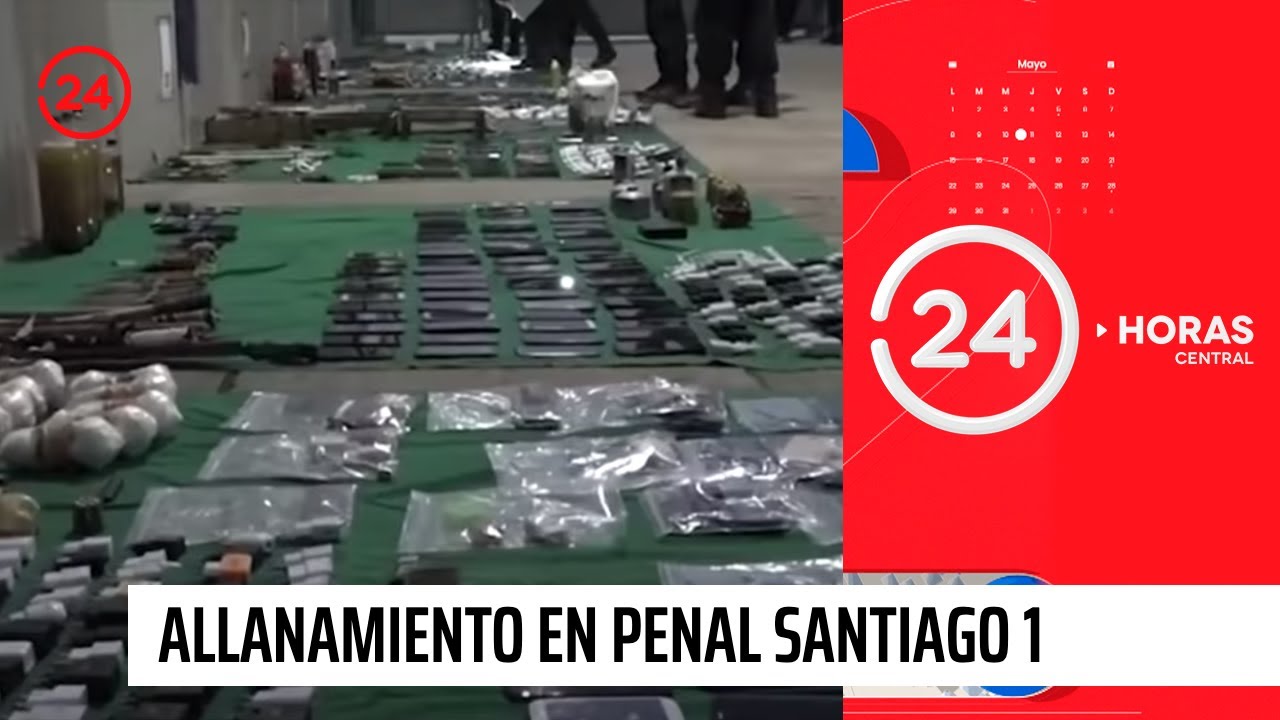 Así fue el allanamiento más grande del año en penal Santiago 1 | 24 Horas TVN Chile
