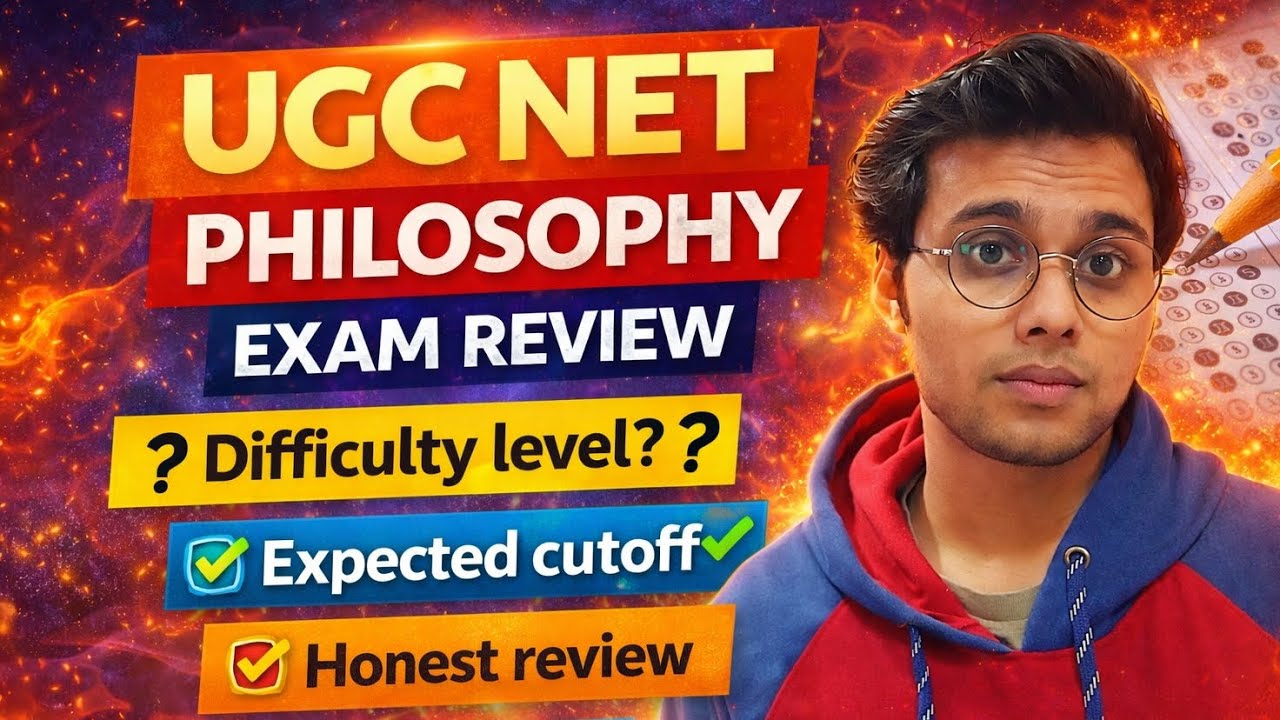 UGC NET Philosophy Exam Review 02 Jan 2026 | Difficulty Level, Expected Cutoff & Honest Analysis 