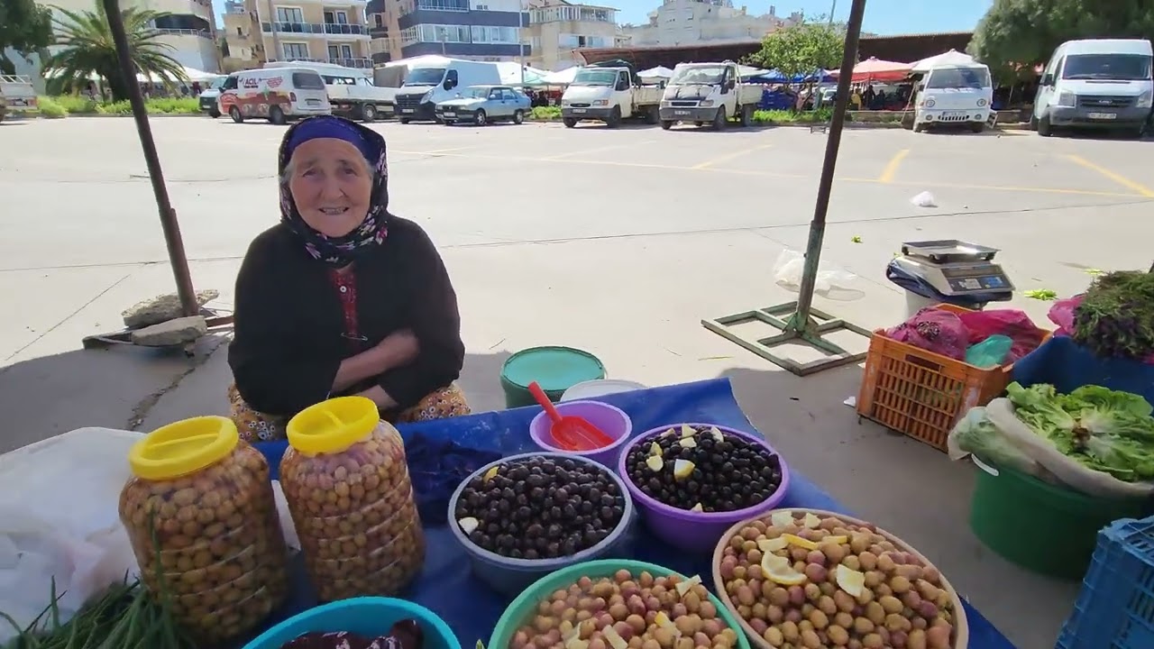 Akçay Cuma  Pazarı(Kuzey Ege)-5 Nisan 2024- #keşfet #viralvideo #vlog #bazaar #keşfetbeniöneçıkar