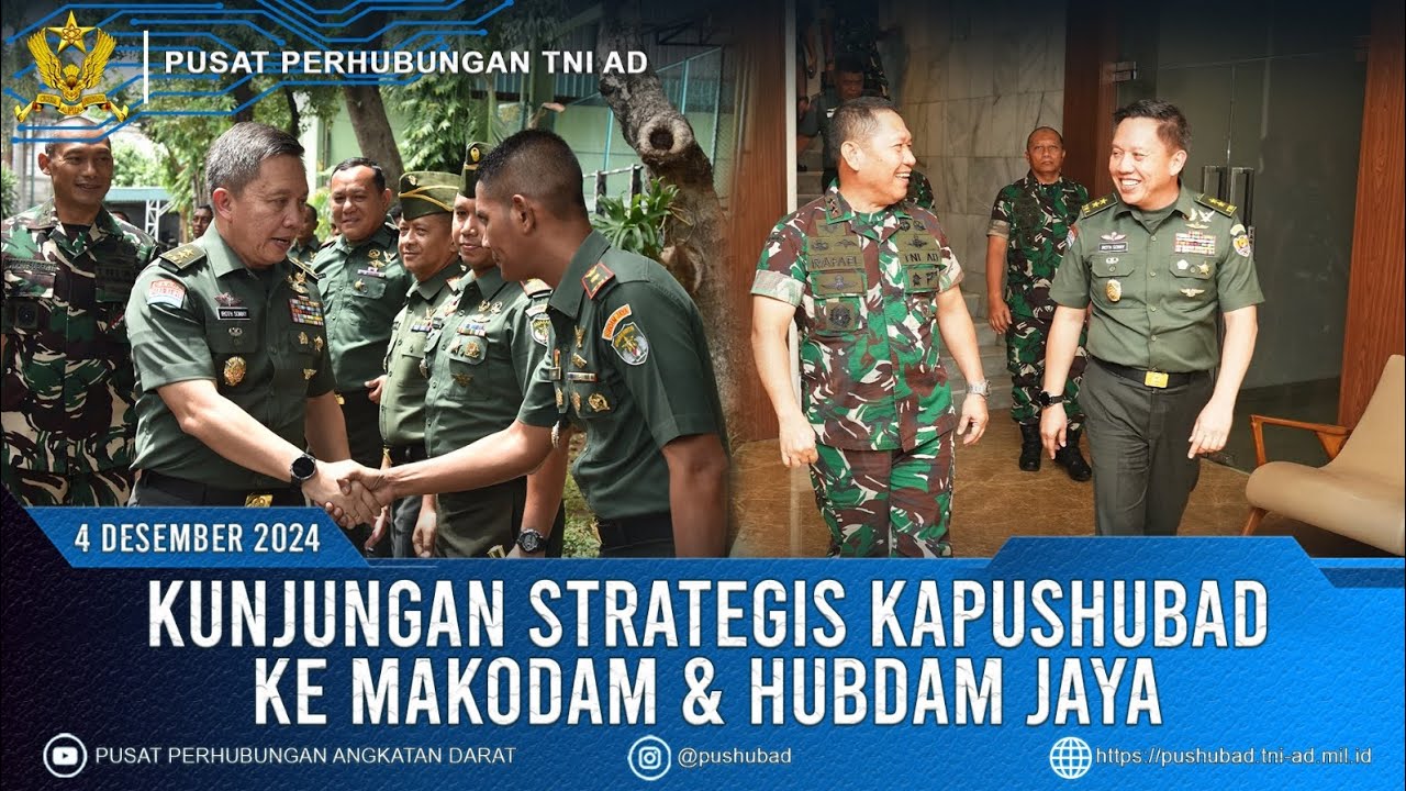 KUNJUNGAN STRATEGIS KAPUSHUBAD KE MAKODAM & HUBDAM JAYA