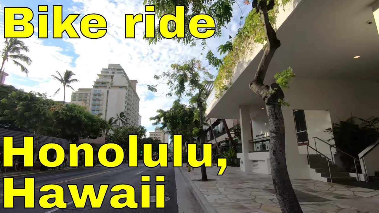30 minute bike ride near Waikiki, Honolulu, Hawaii