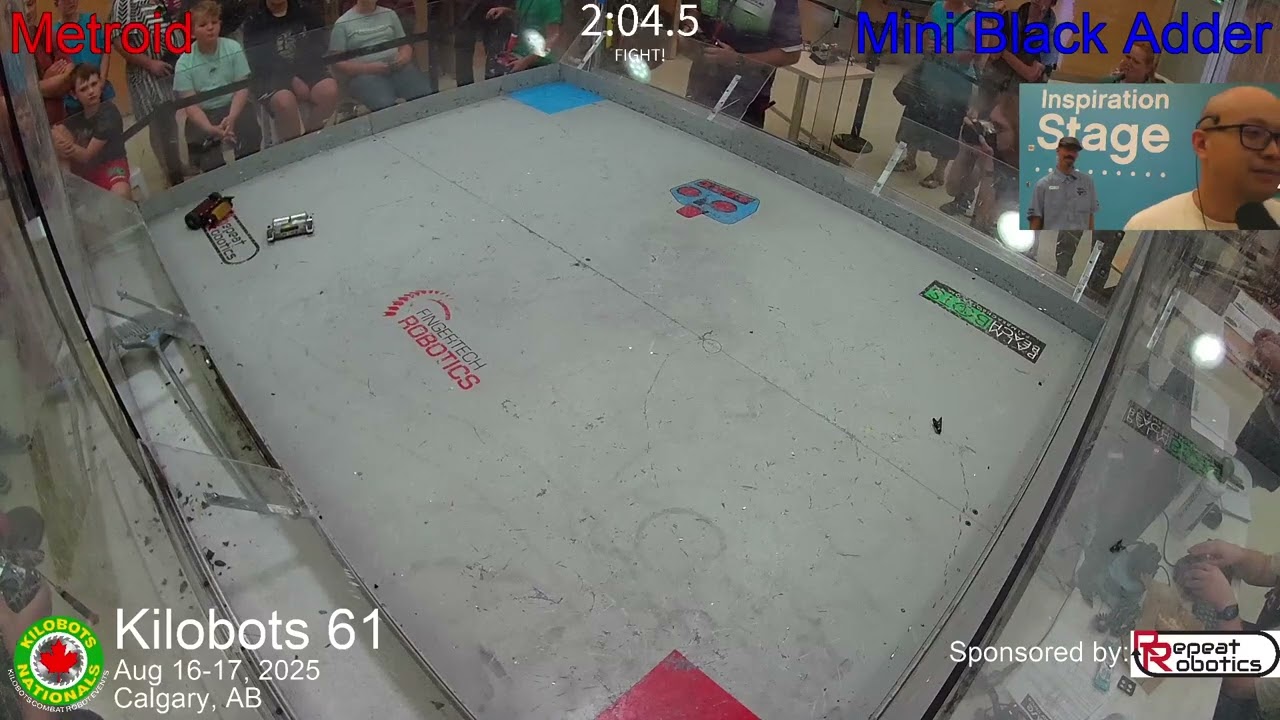 Metroid vs. Mini Black Adder [Antweight Masters] - Kilobots 61