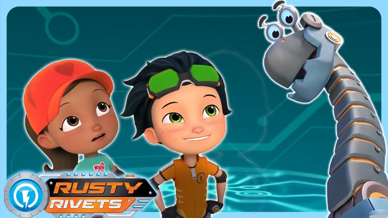 Rusty’s Raptor Race | Rusty Rivets | Cartoons for Kids