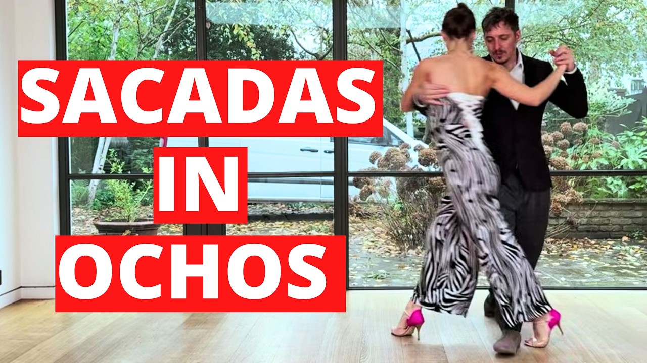 How to Add a Sacada Inside Forward Ochos (Stay Connected) - Part 3/4