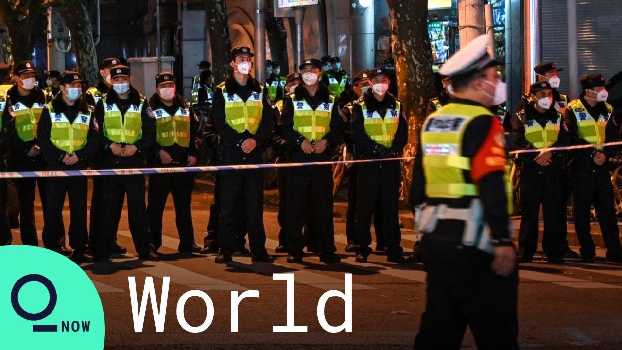 China&rsquo;s Covid Protests Muted as Police Deployed