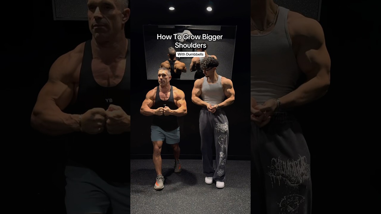 How To Grow Bigger Shoulders (w/Dumbbells) 🦾